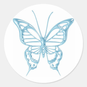 Stickers Papillons bleuets... !