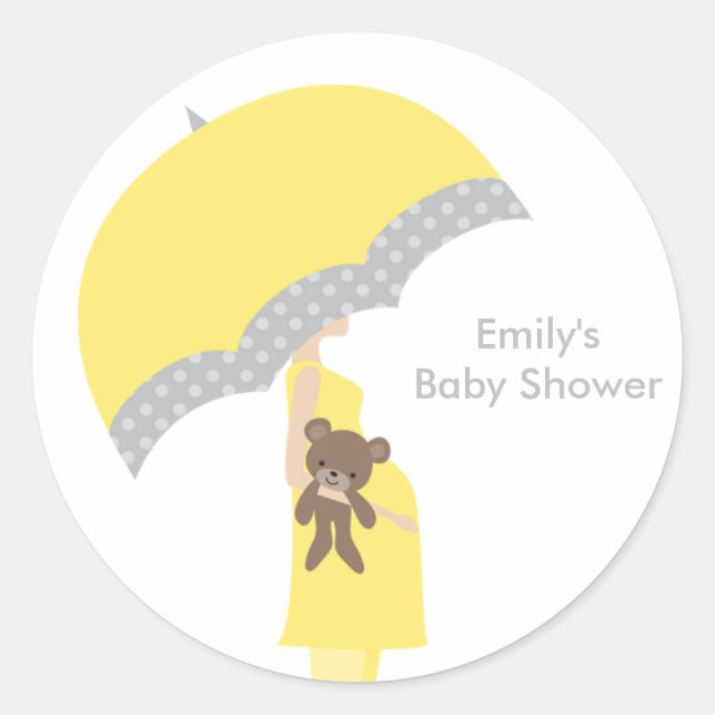 Stickers Parapluies Jaunes (Devant)