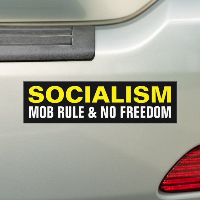 Stickers pare-chocs définis par le socialisme (En voiture)