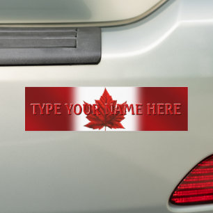 Stickers pare-chocs du Canada Customisés Stickers 