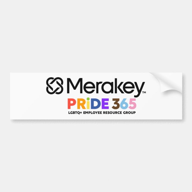 Stickers pare-chocs Merakey PRIDE (Devant)