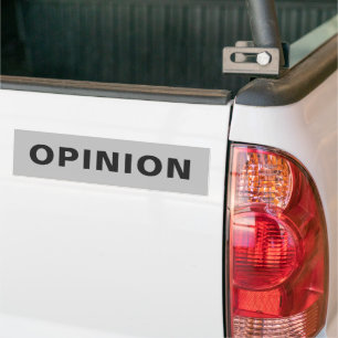 Stickers pare-chocs OPINION
