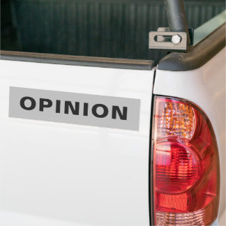 Stickers pare-chocs OPINION