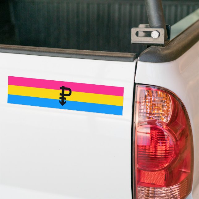 Stickers pare-chocs Pan Pride (Sur camion)