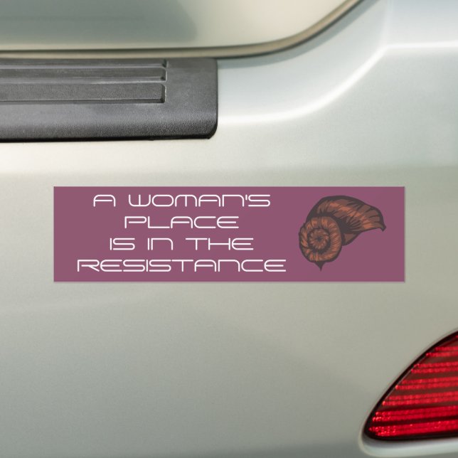 Stickers pare-chocs personnalisés pour les femmes  (En voiture)