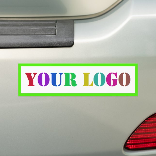Stickers pare-chocs promotionnels du logo commerci (En voiture)