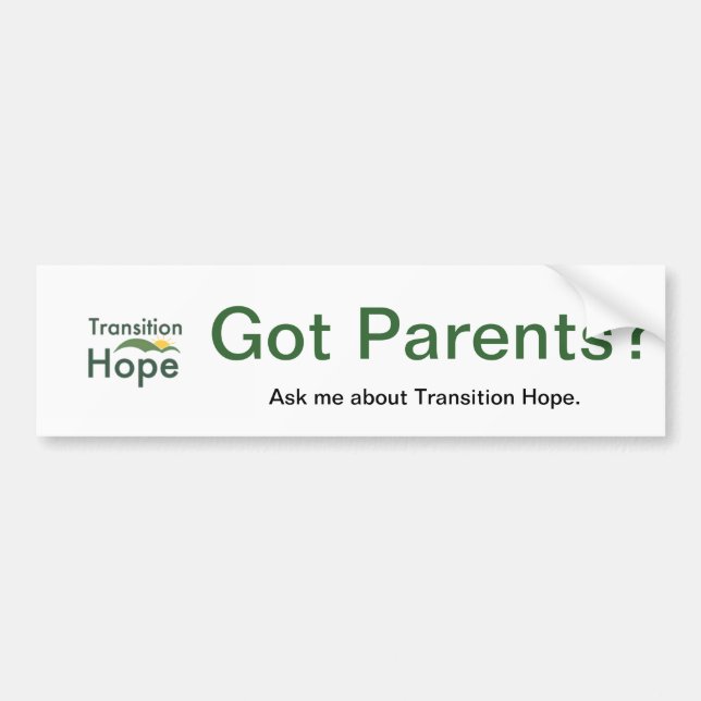 Stickers pare-chocs Transition Hope (Devant)