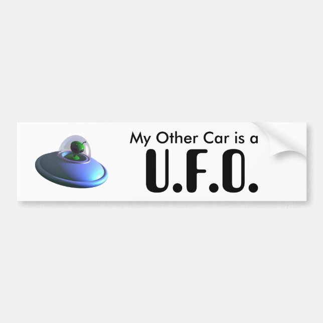 Stickers pare-chocs UFO Cute Lil (Devant)