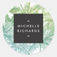Stickers Parties scintillant Tropical Green/Aqua P