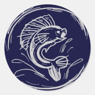 stickers pêche