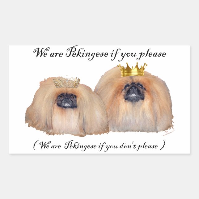 Stickers Pekingese (Devant)