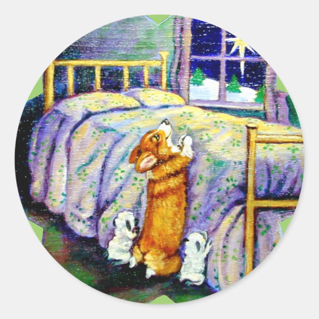 Stickers Pembroke Welsh Corgi (Devant)