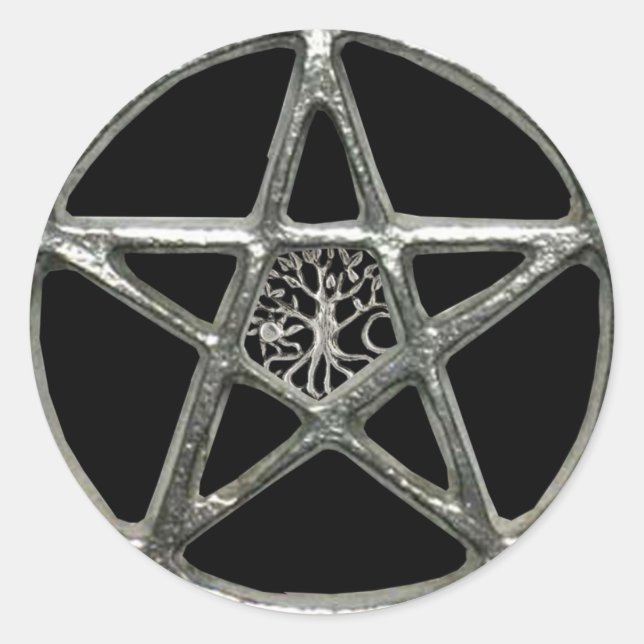 Stickers Pentacle Tree Of Life (Devant)