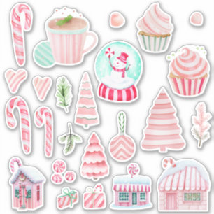 Stickers Peppermenthe Dreams Watercolor