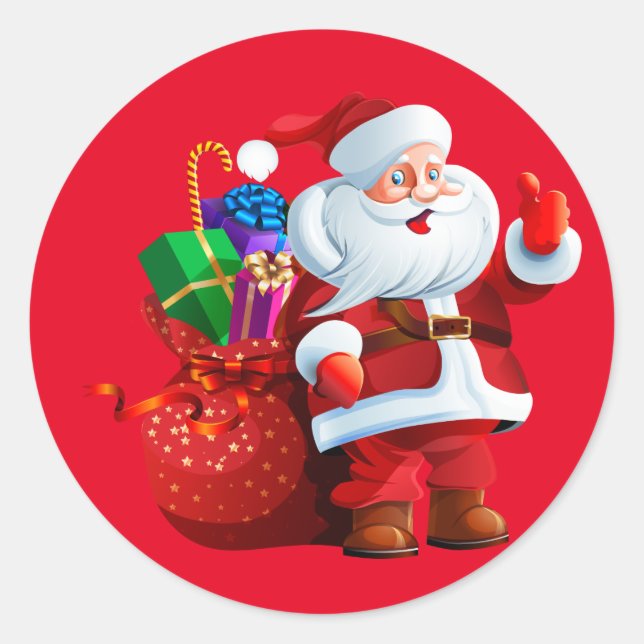 Stickers père Noël (Devant)