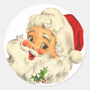 Stickers Père Noël Classique - Beau