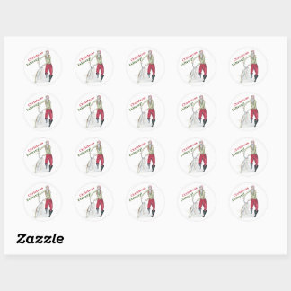 Stickers Père Noël de livraison de Noël