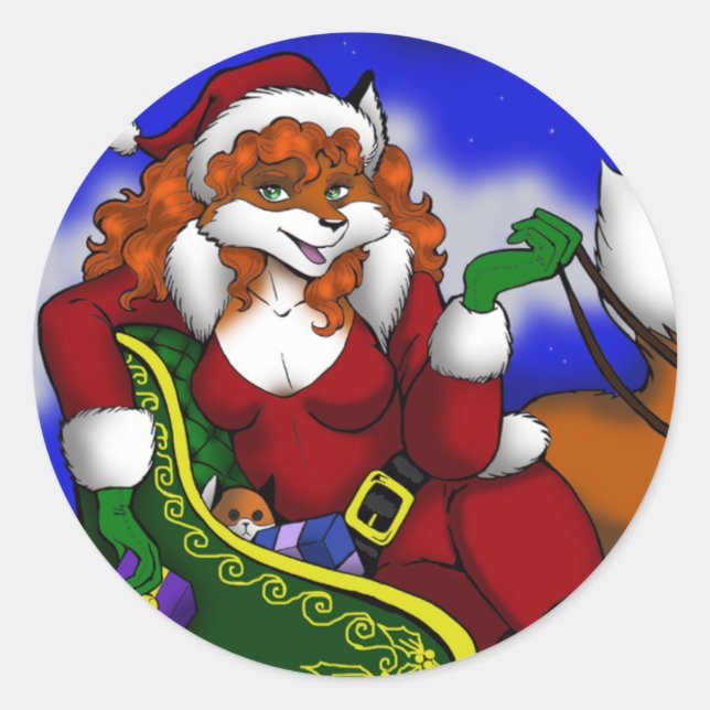 Stickers père Noël Fox (Devant)