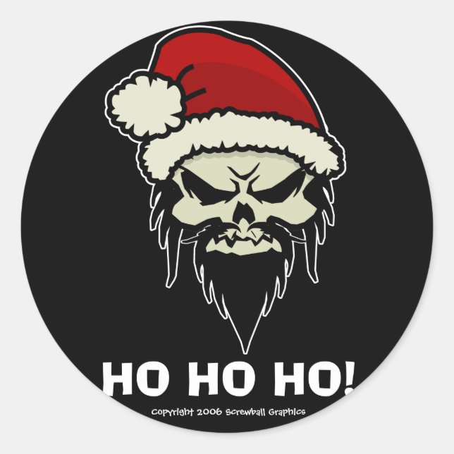 Stickers Père Noël tordus (Devant)