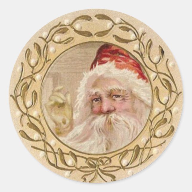 Stickers Père Noël victorien (Devant)