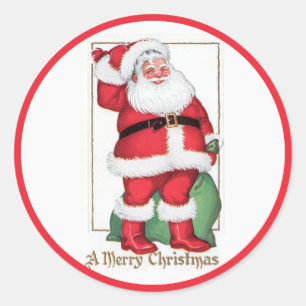 Stickers Père Noël vintages