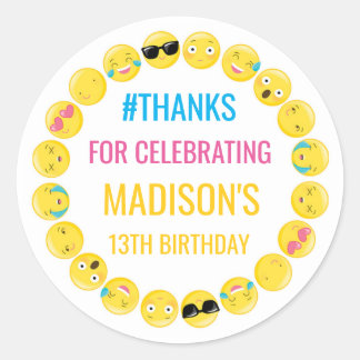 Stickers Personnalisés Emoji Anniversaire Favorise
