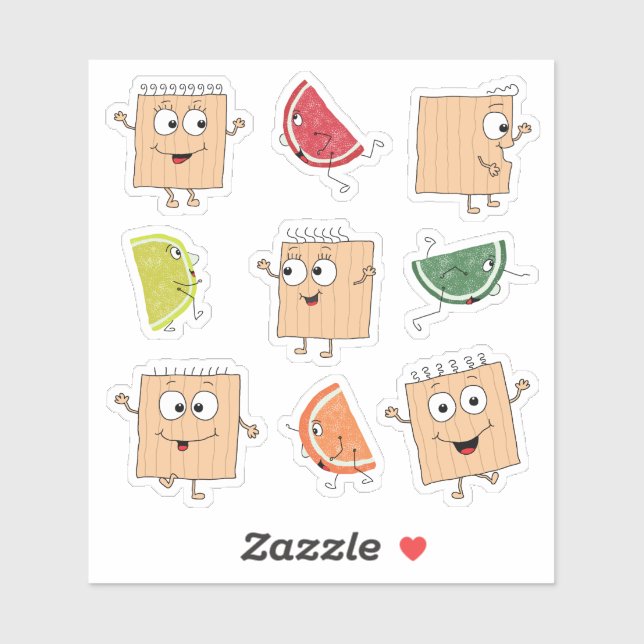 Stickers Personnalisés En Forme Pâque Matzah/Candy (Feuille)