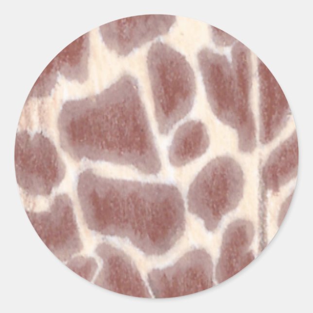 Stickers Personnalisés Motif de points de girafe (Devant)