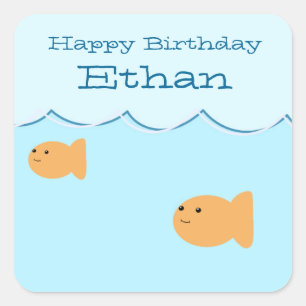 Stickers personnalisés pour la fête d'anniversaire