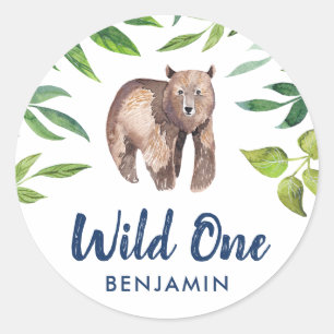 Stickers personnalisés Watercolor Wild One