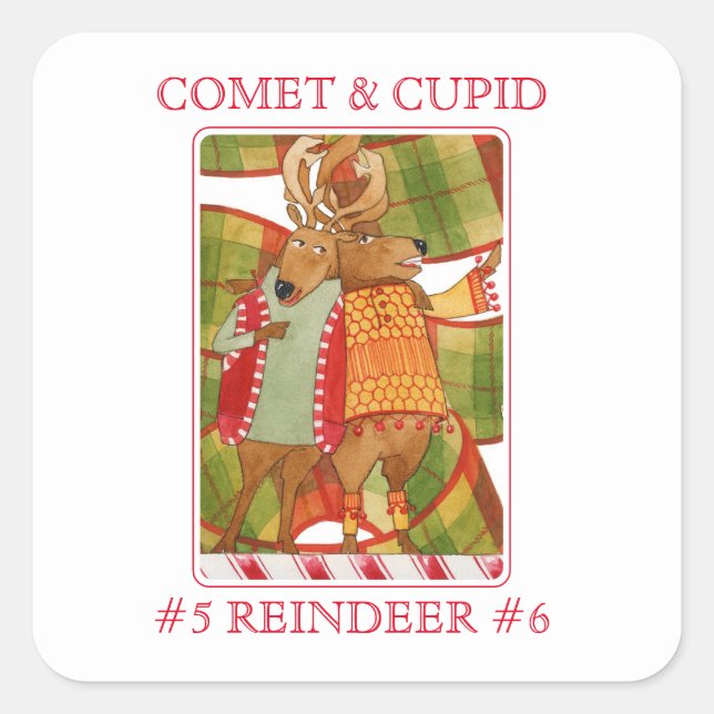 Stickers petit Carré COMET CUPID (Devant)