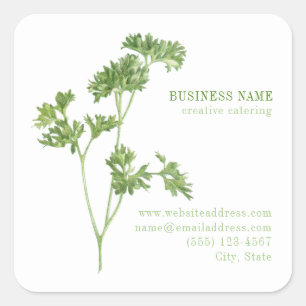 Stickers petit Carré FRAIS PARSLEY ID