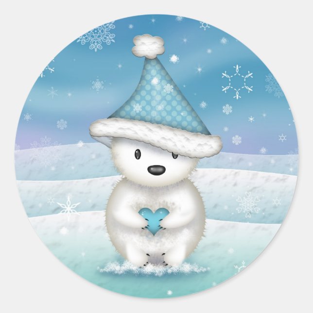 Stickers Petite Ours Polaire (Devant)