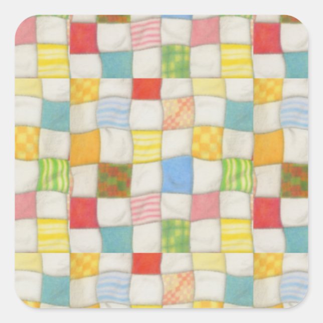 Stickers petits Carrés CRAZY (Devant)