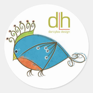 Stickers Petits oiseaux bleus