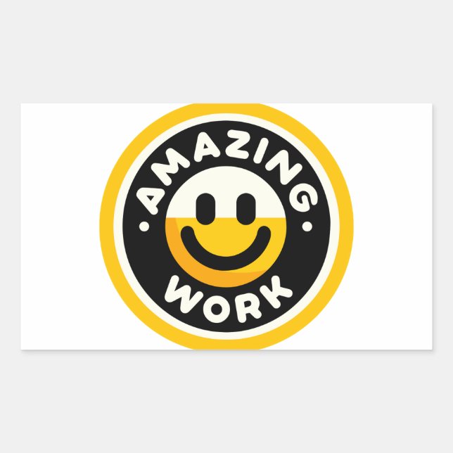 Stickers Phantastische Arbeit (Vorderseite)