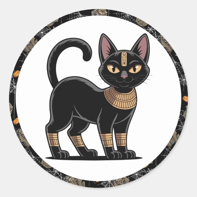 Stickers 🤍 Pharaoh Mummy blancs 🎃 👑 (Devant)