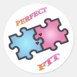 Stickers Pièce de Puzzle Parfait