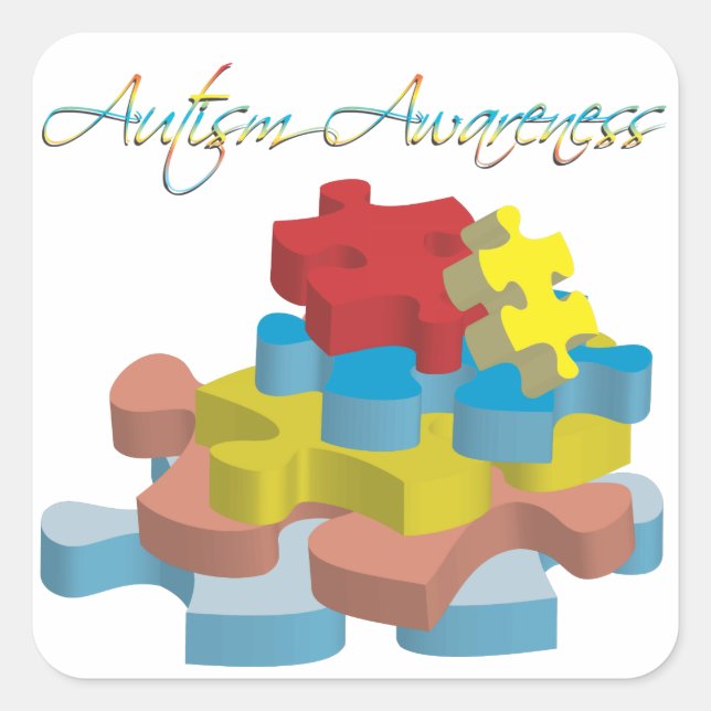 Stickers Pièces de puzzle sensibilisation sur l'au (Devant)