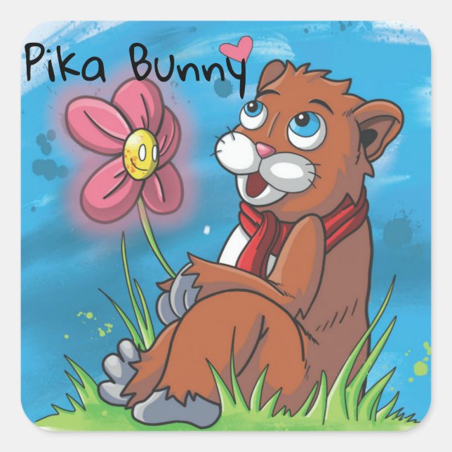 Stickers Pika bunny (Devant)