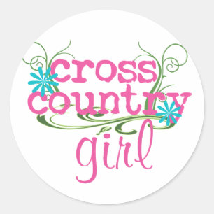 Stickers PINK Cross Country Girl