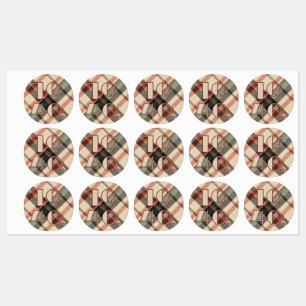 Stickers Plaid des années 1940