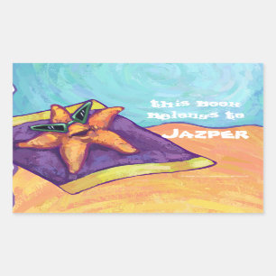 Stickers Plaque de bronzage Starfish