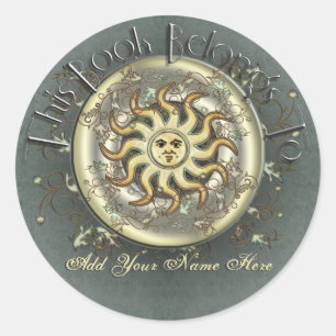 Stickers Plaque solaire céleste