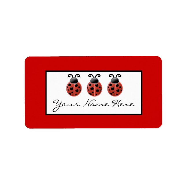 Stickers Plate-forme Ladybug Lecture Cadeau (Devant)