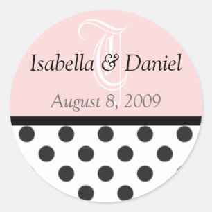 Stickers pois Monogrammes Cadeaux Phoques