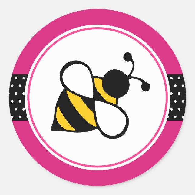 Stickers Polka Dot Bee (Devant)