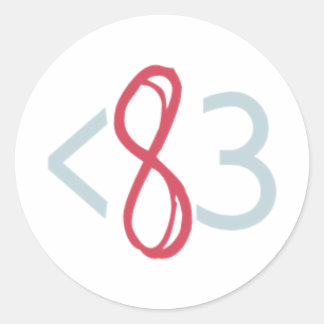 Stickers Poly Moderne (Blanc) - Pack de 20