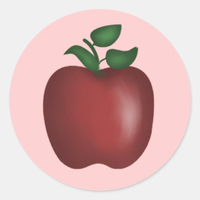 Stickers Pomme Rouge (Devant)