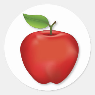 Stickers Pomme savoureux Red Delicious